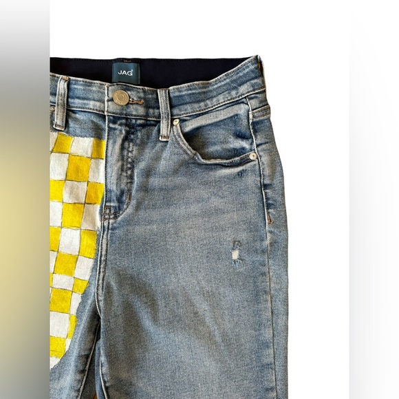 Jag Jeans Phoebe High Rise Cropped Bootcut Stretchy Jeans - Picture 2 of 16